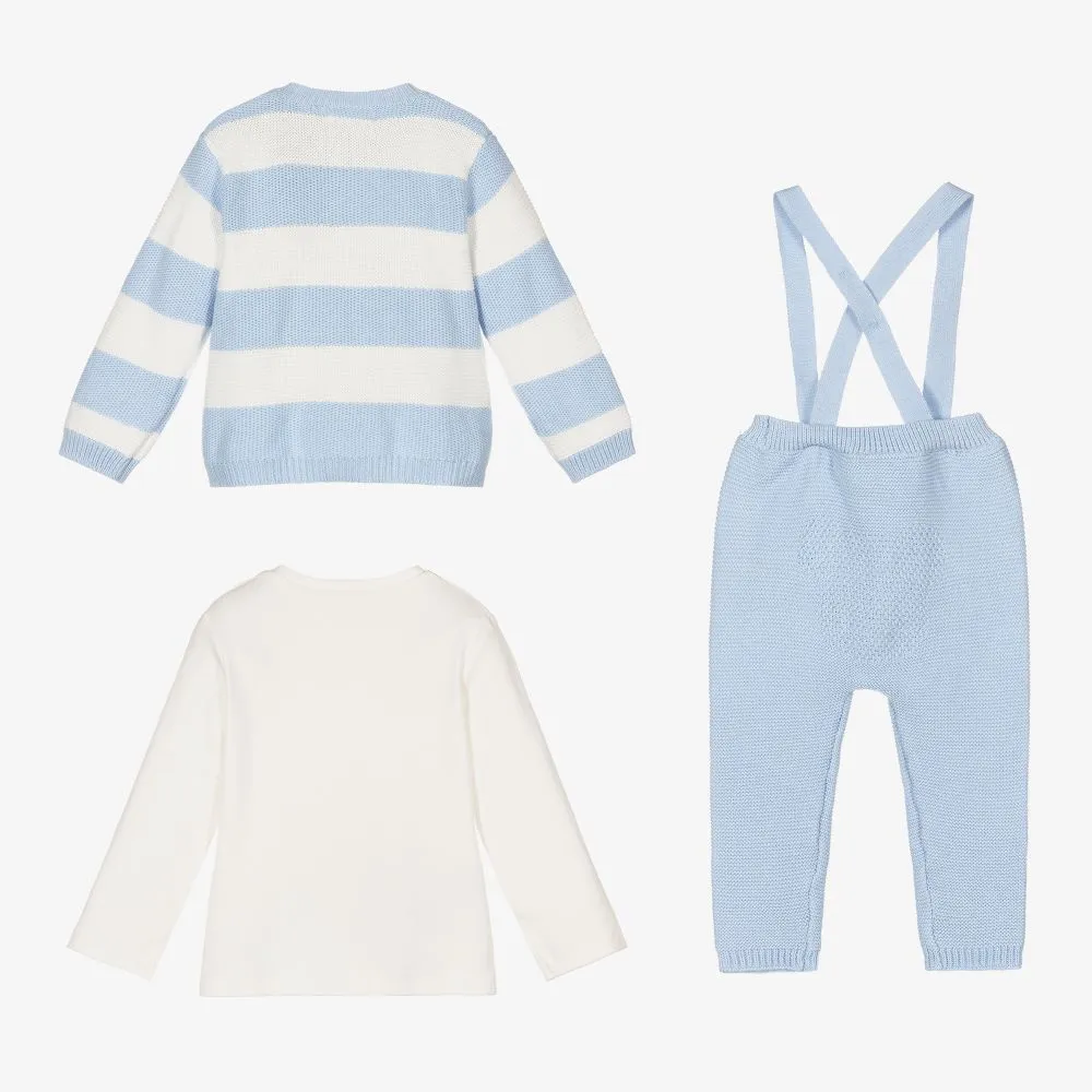 Cotton Knit Baby Outfit Set