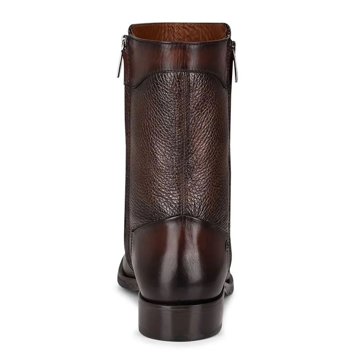 Deer Double Zipper Dress Boot