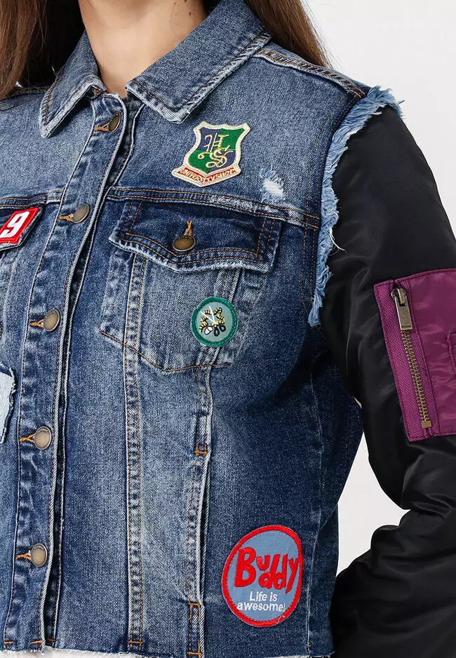 Desigual Hybrid Denim Jacket