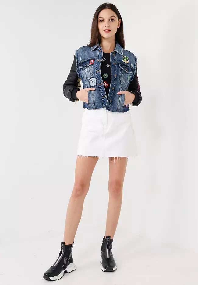 Desigual Hybrid Denim Jacket