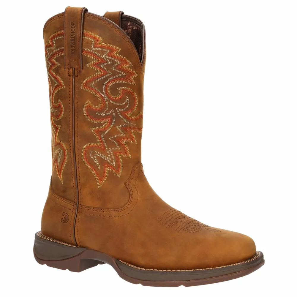 Durango Men's Rebel S 12 In Waterproof Western Boot Rebel Brown M