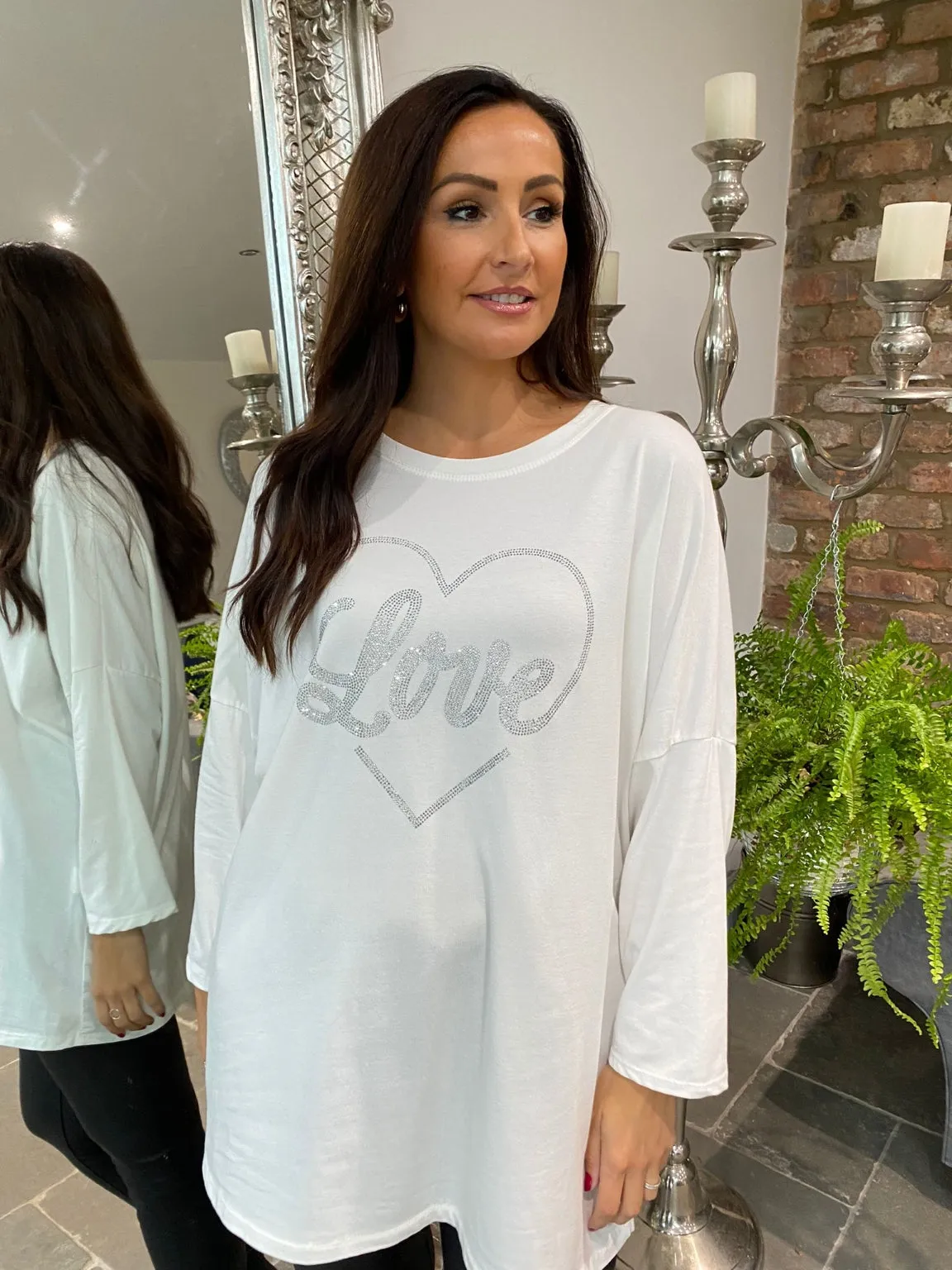 Embellished Love Top Jaz