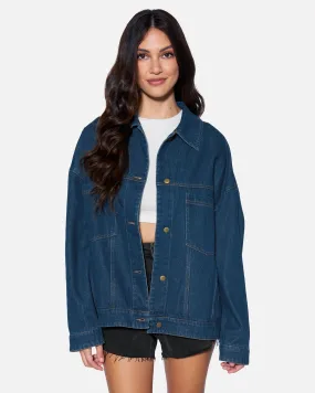 ESSENTIAL BOYFRIEND DENIM JACKET