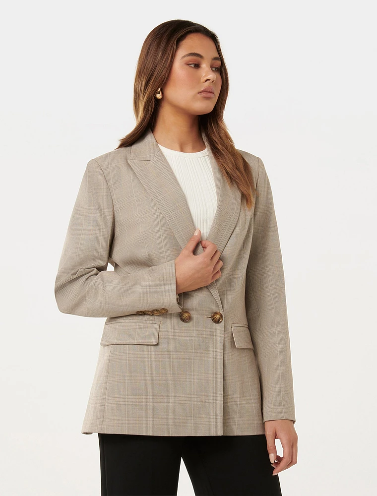 EverNew Isla Double-Breasted Blazer