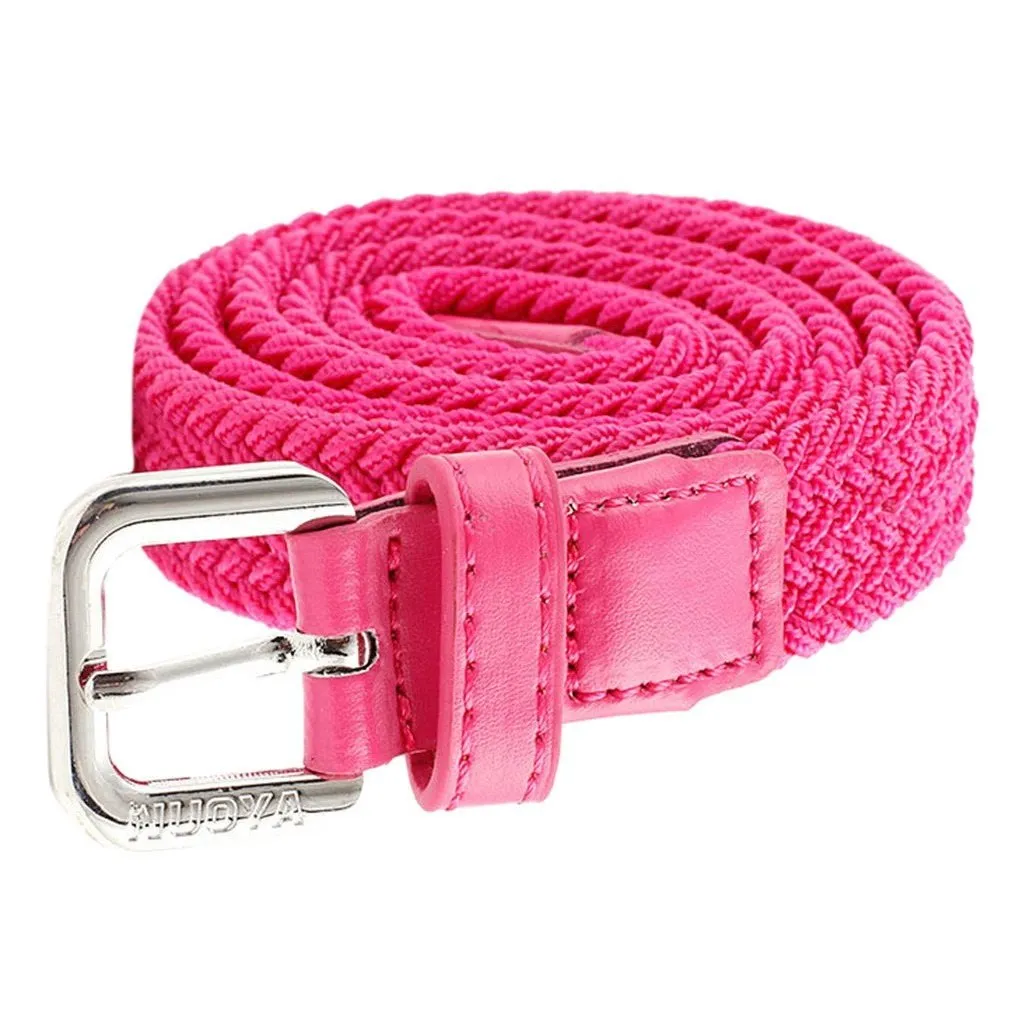 Fashion Women Men Casual Canvas Double Rings Buckle Belt