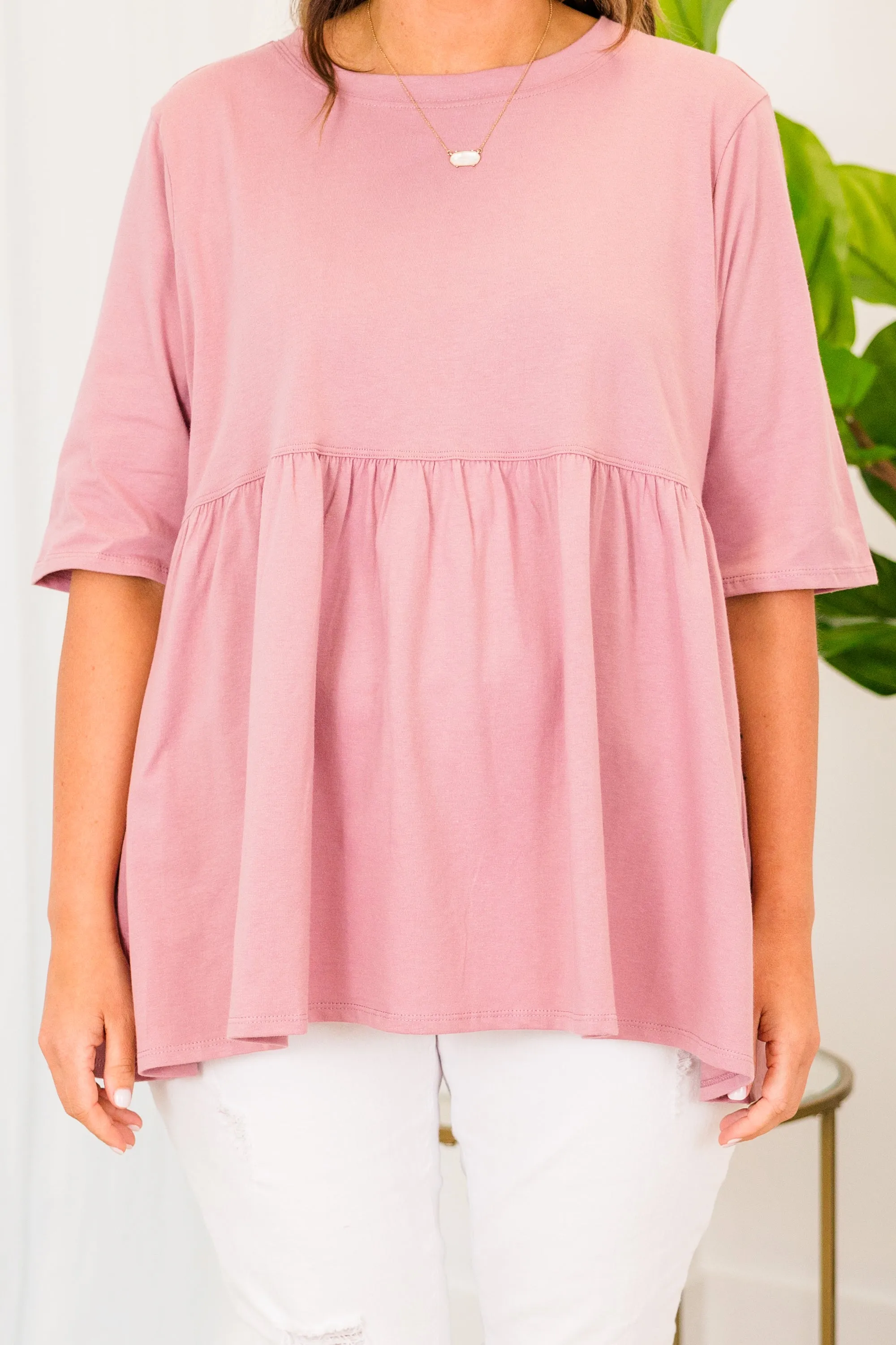 Fearless Soul Top, Light Rose