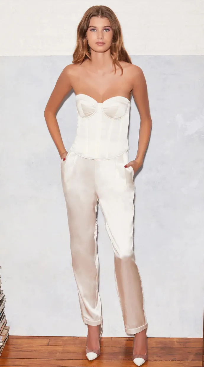 Fleur Du Mal - Hamptons Bustier - Ivory