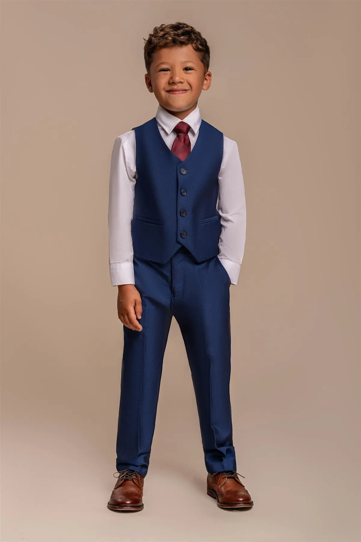 Ford Blue Boys Three Piece Suit