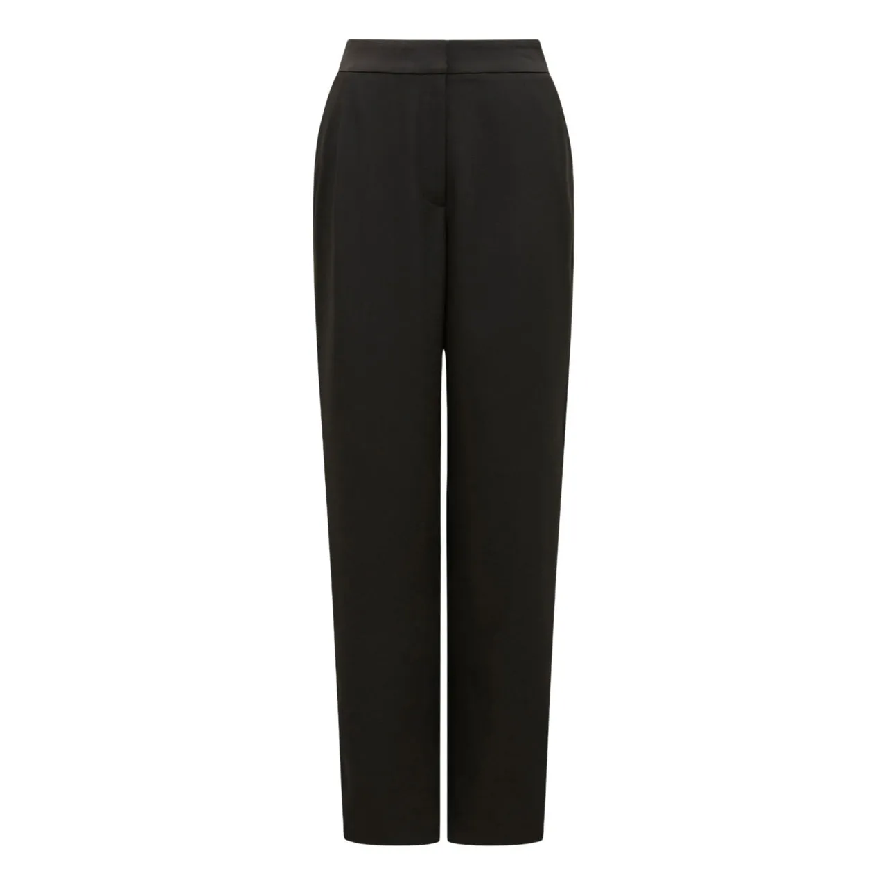 FOREVER NEW Taylor Tapered Tuxedo Pants - Black