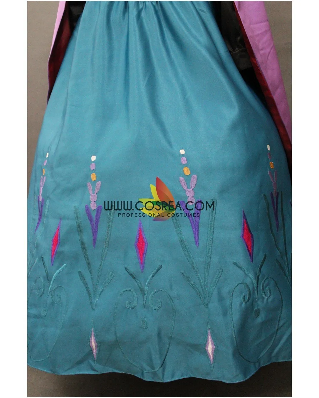 Frozen Elsa Coronation Embroidered Cosplay Costume