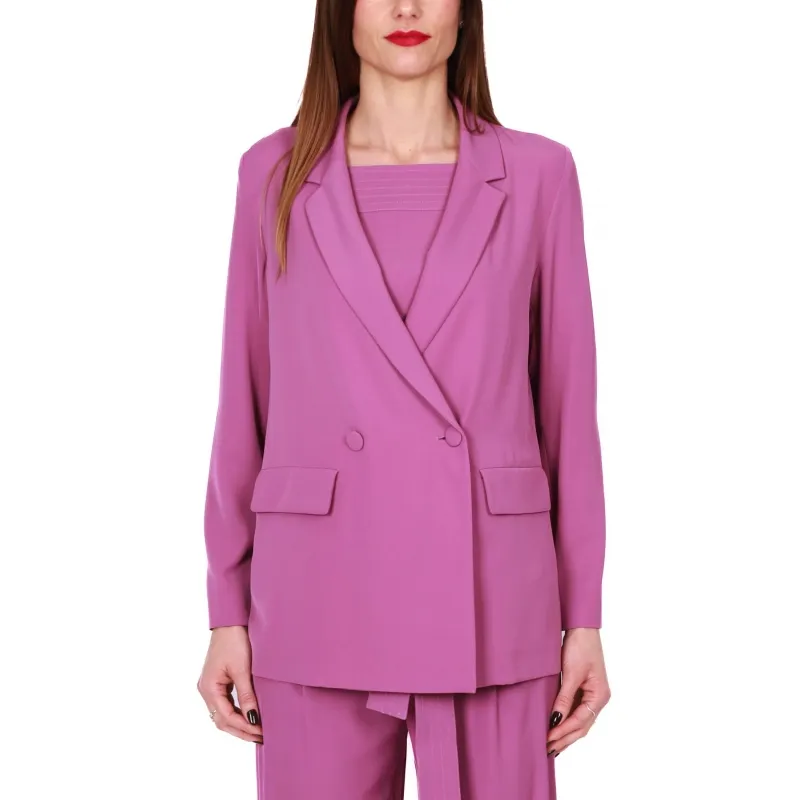 GIACCA BLAZER OVERSIZE, VIOLA