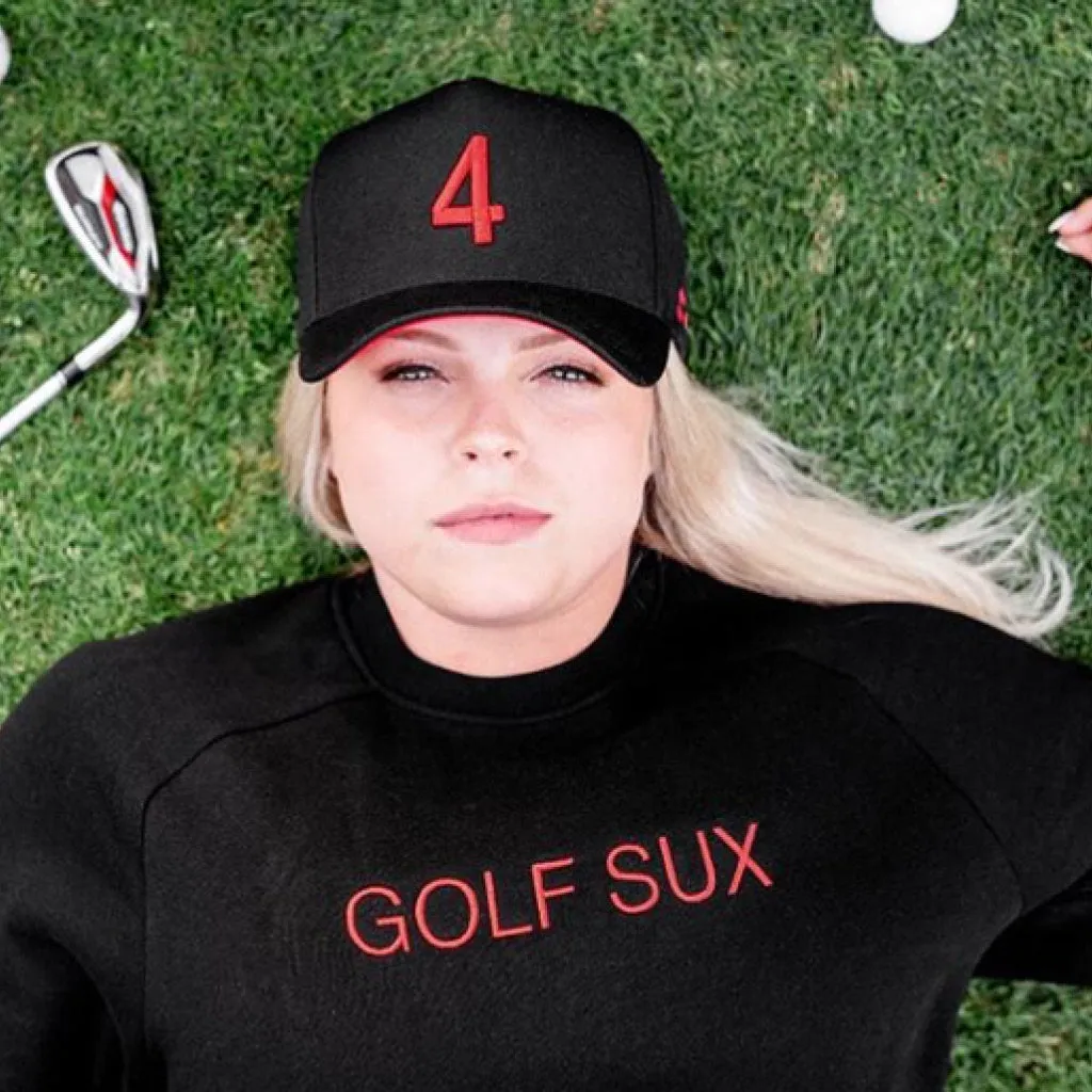 Golf Sux Black/Red