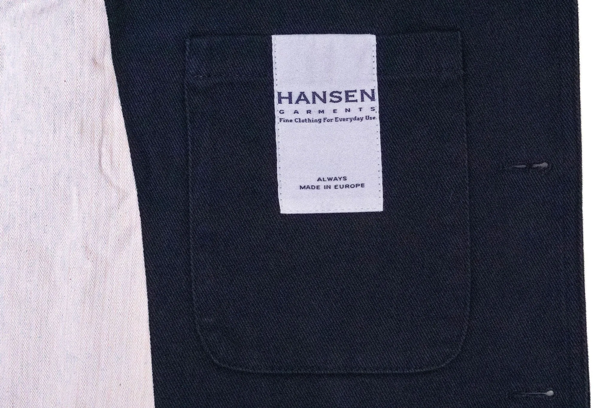 Hansen Garments Josef 5-Button Workwear Blazer - Dark Navy