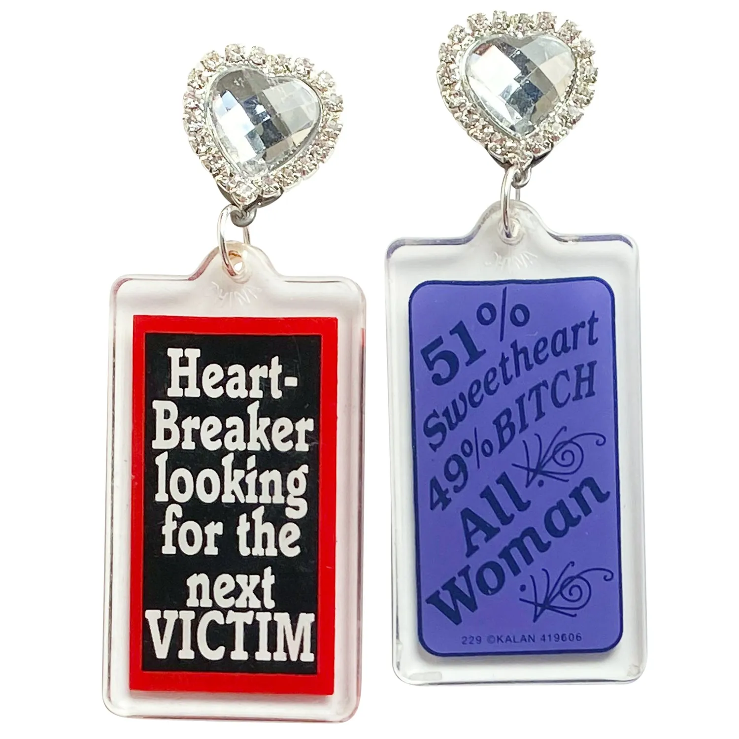 Heartbreaker 80's Charm Earrings