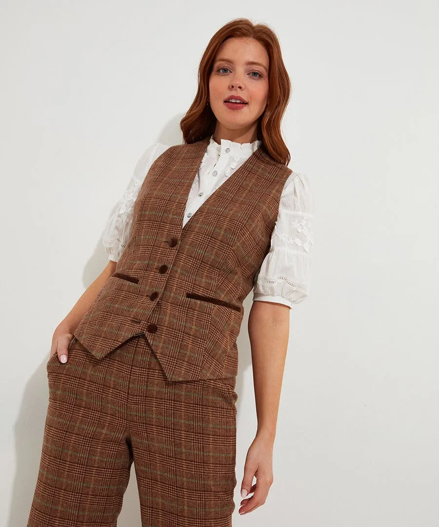 Heritage Check Waistcoat