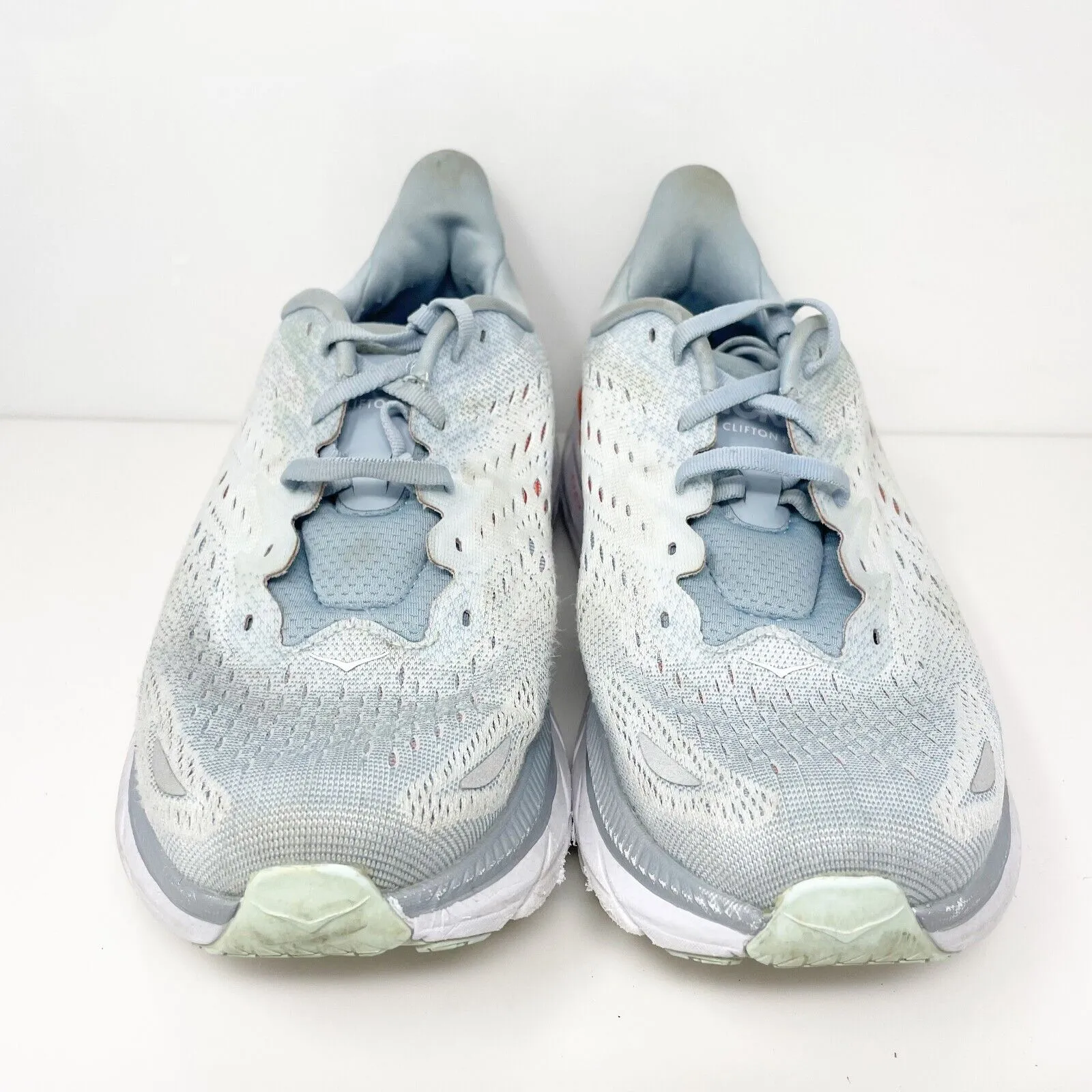 Hoka One One Womens Clifton 8 1119394 BFPA Blue Running Shoes Sneakers Size 10 B