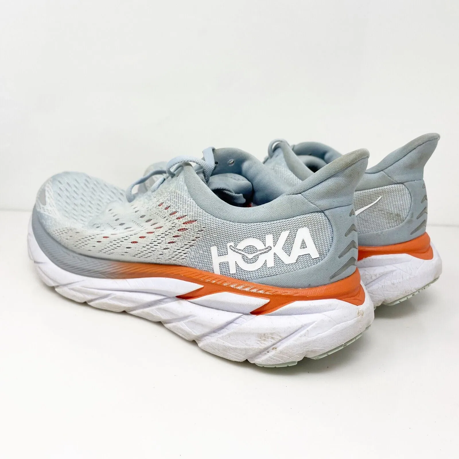 Hoka One One Womens Clifton 8 1119394 BFPA Blue Running Shoes Sneakers Size 10 B