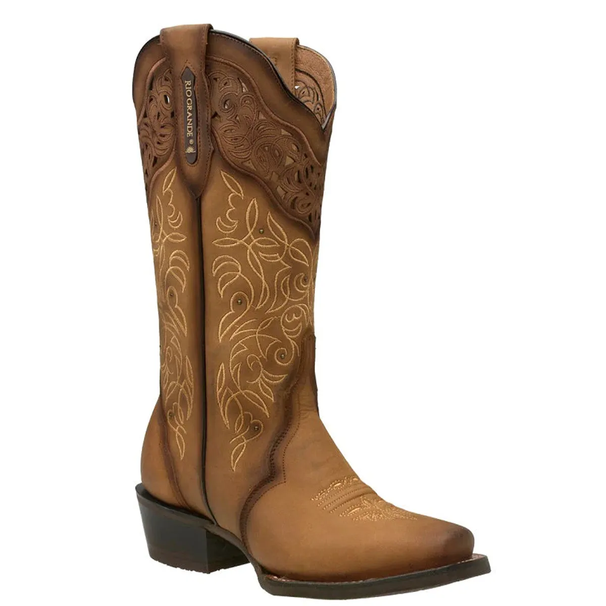 Honey Roble Western Cowgirl Boot