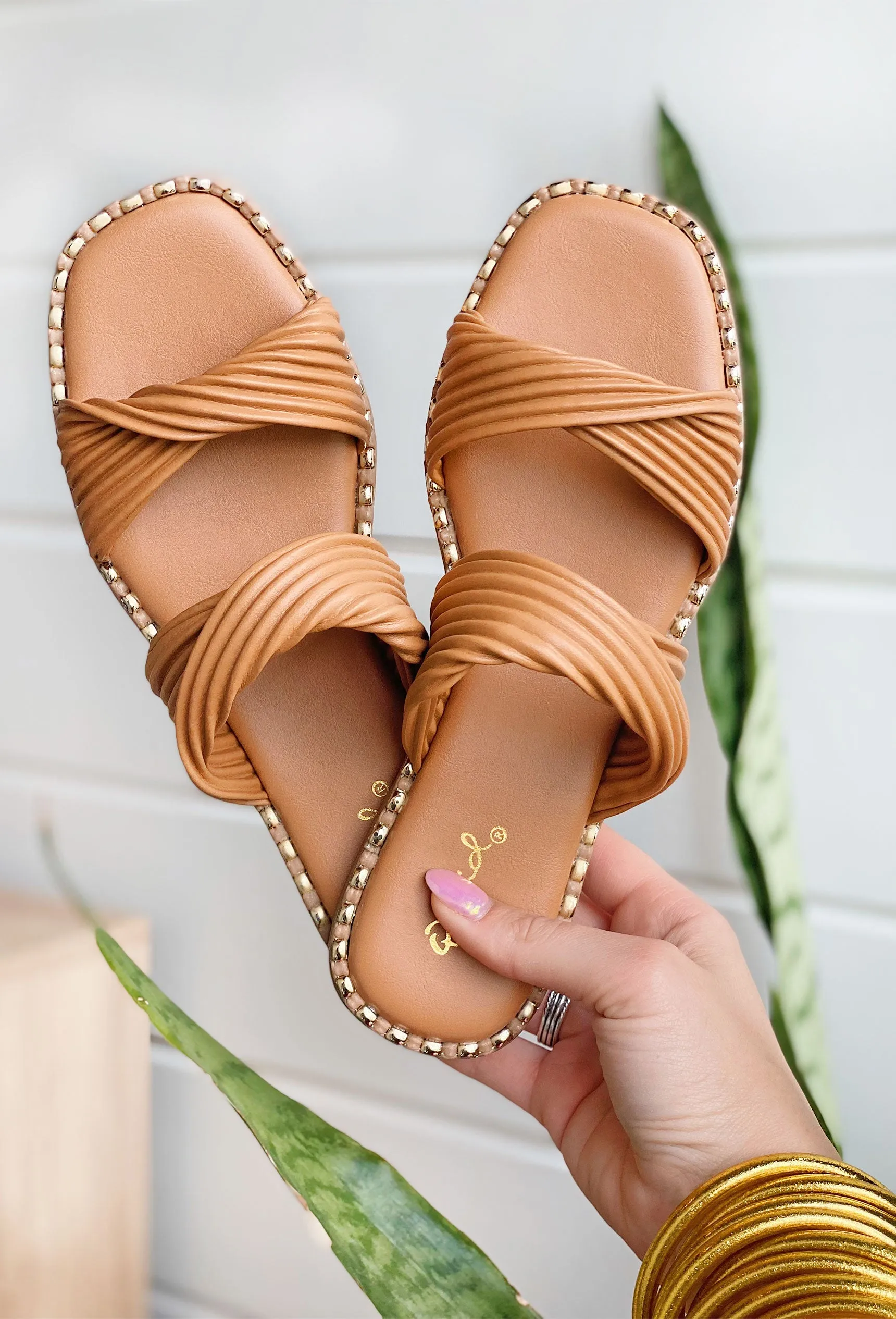 Indigo Camel Sandals