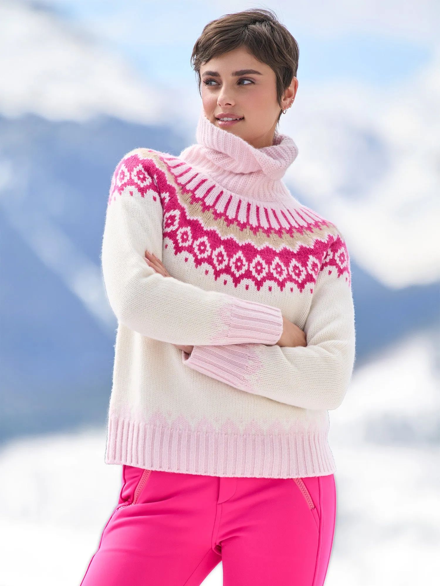 Ingrid Nordic Cashmere Ski Sweater