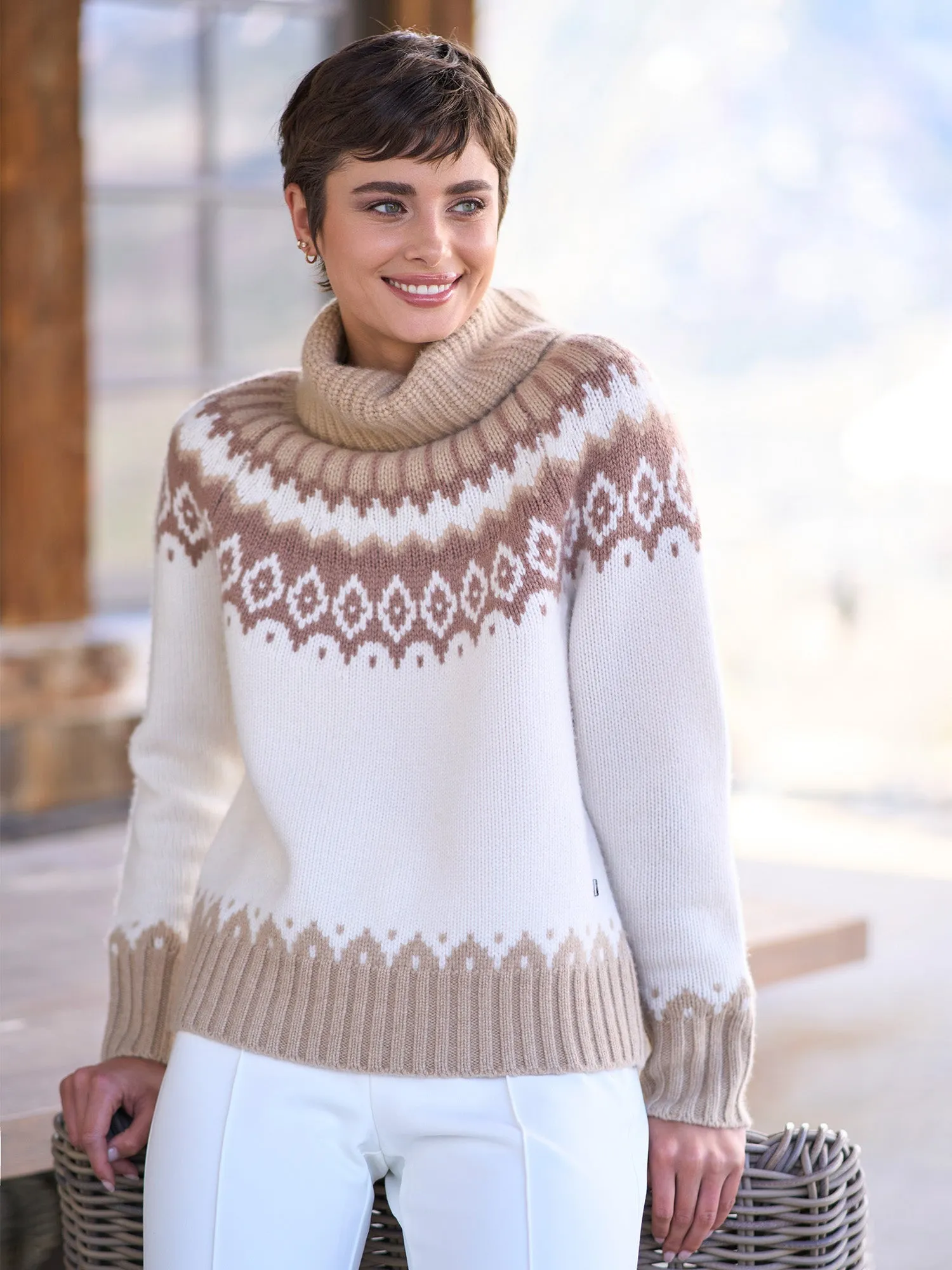 Ingrid Nordic Cashmere Ski Sweater