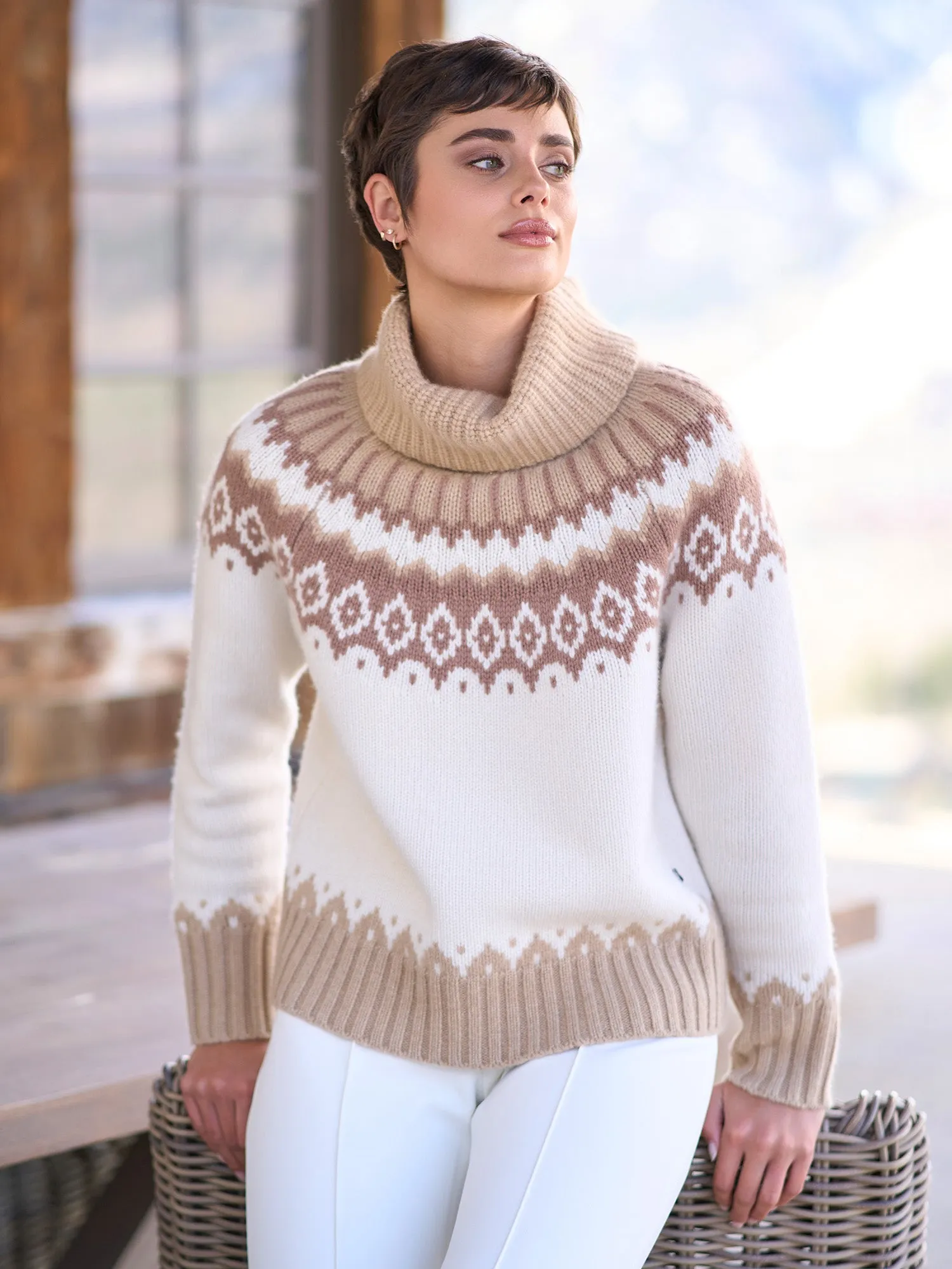 Ingrid Nordic Cashmere Ski Sweater