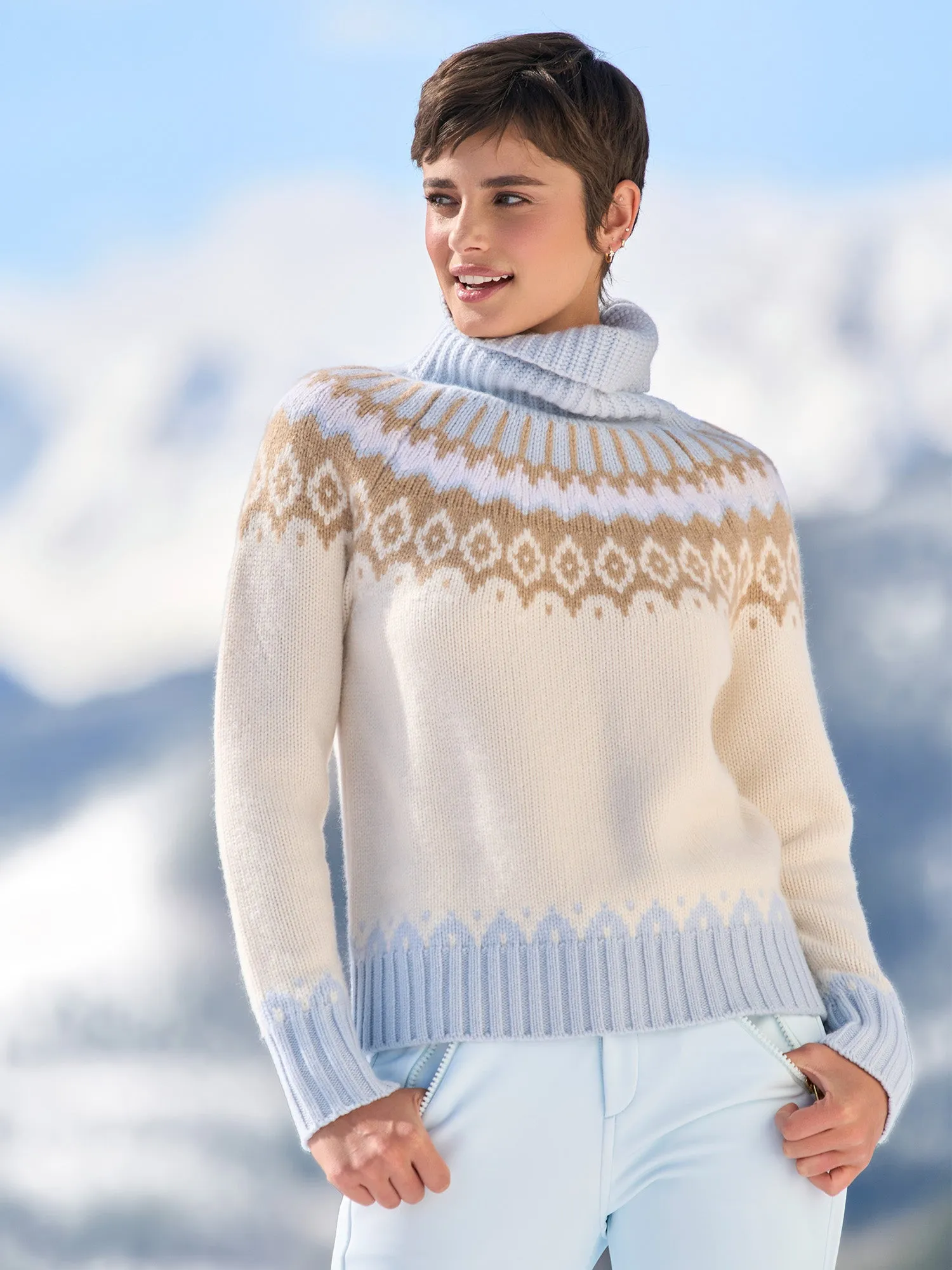 Ingrid Nordic Cashmere Ski Sweater