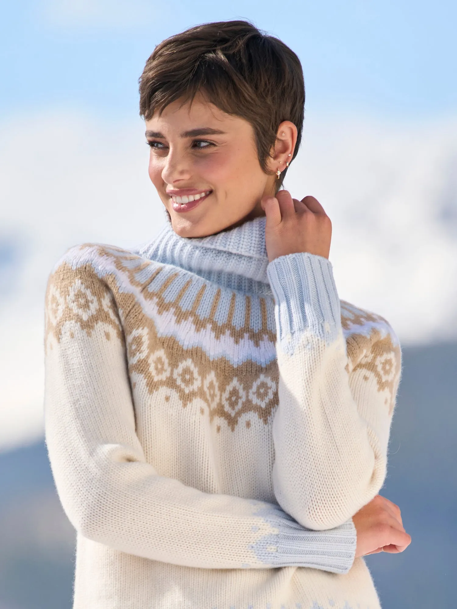 Ingrid Nordic Cashmere Ski Sweater