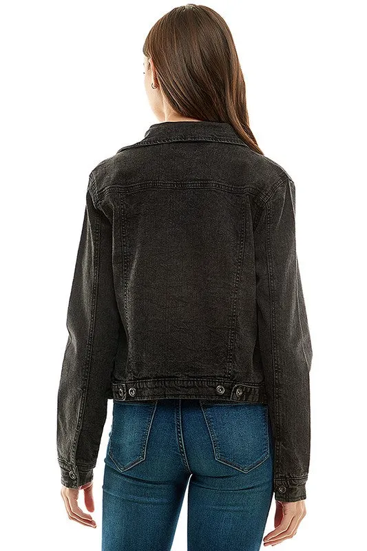 Jasmine Spandex  Ladies  Casual Denim Jacket