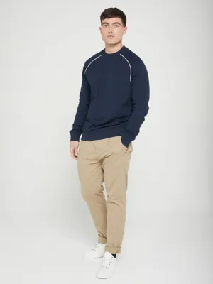 Jon Parka Navy Sweatshirt | Men | George at ASDA