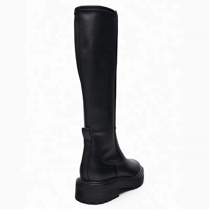 KAKI KNEE HIGH BOOTS