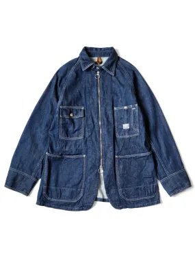 Kapital 11.5oz denim ZIPPER coverall Jacket