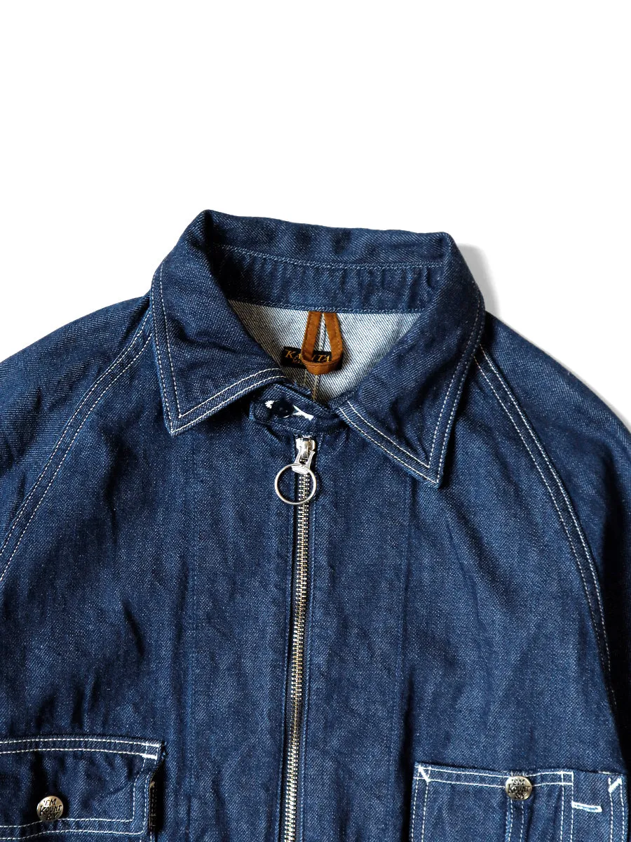 Kapital 11.5oz denim ZIPPER coverall Jacket