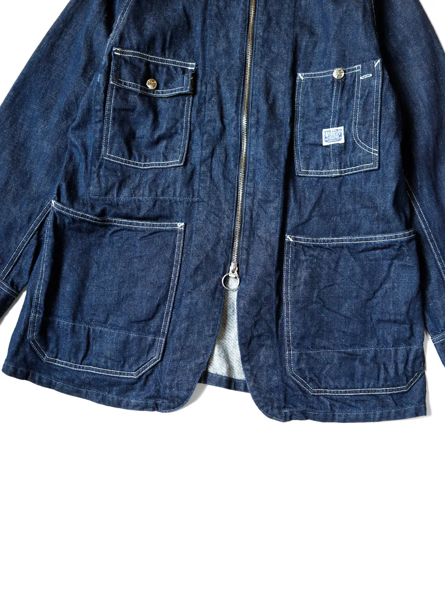 Kapital 11.5oz denim ZIPPER coverall Jacket