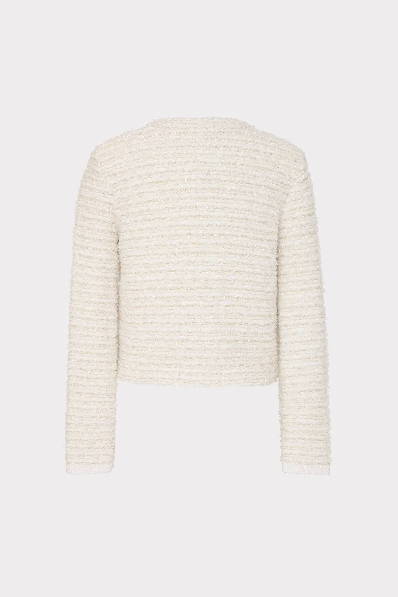 Knit Textured Boucle Cardigan Jacket