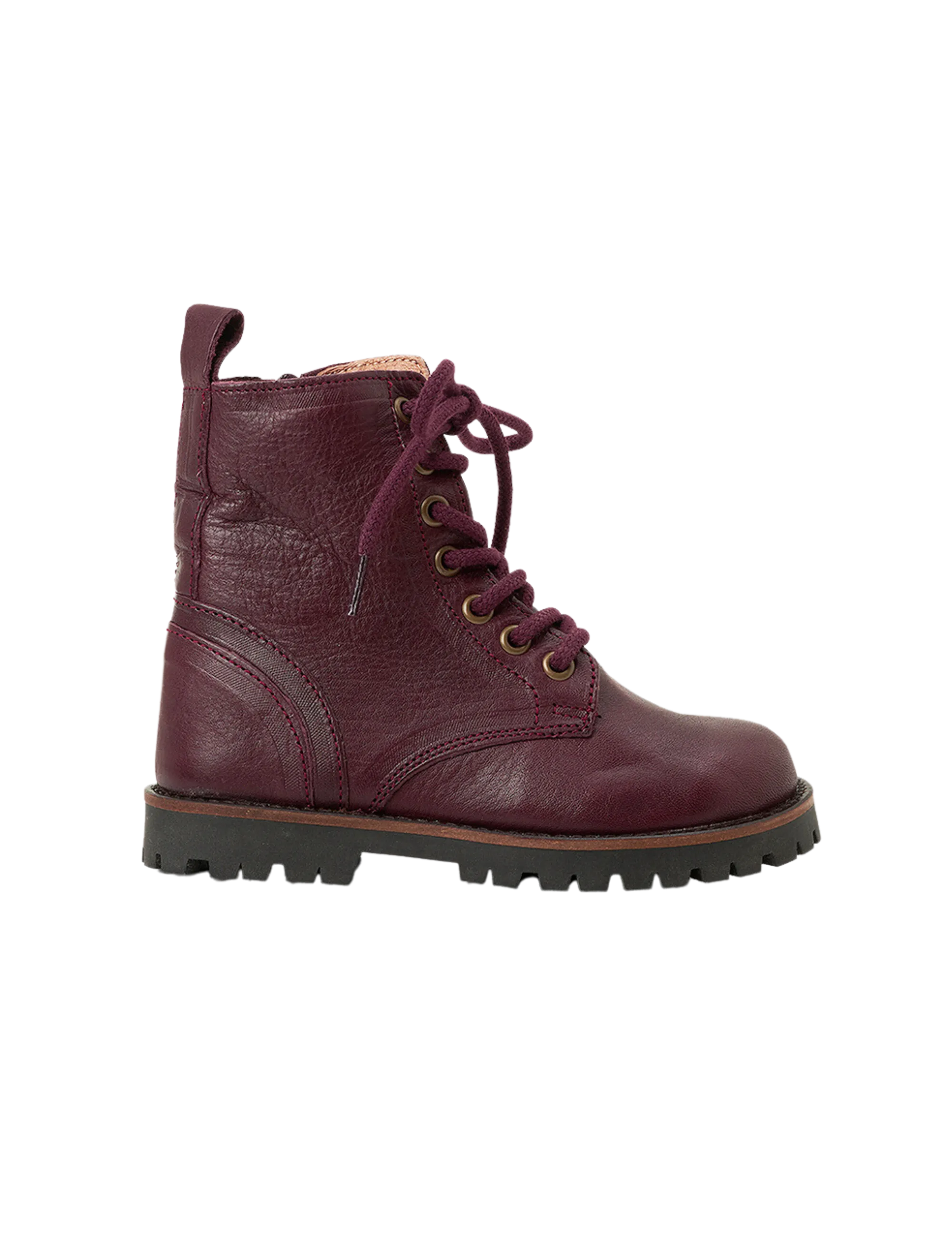 Lace-up Boot - Plum