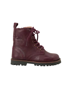 Lace-up Boot - Plum