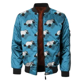 Lazy Panda Bomber Jacket