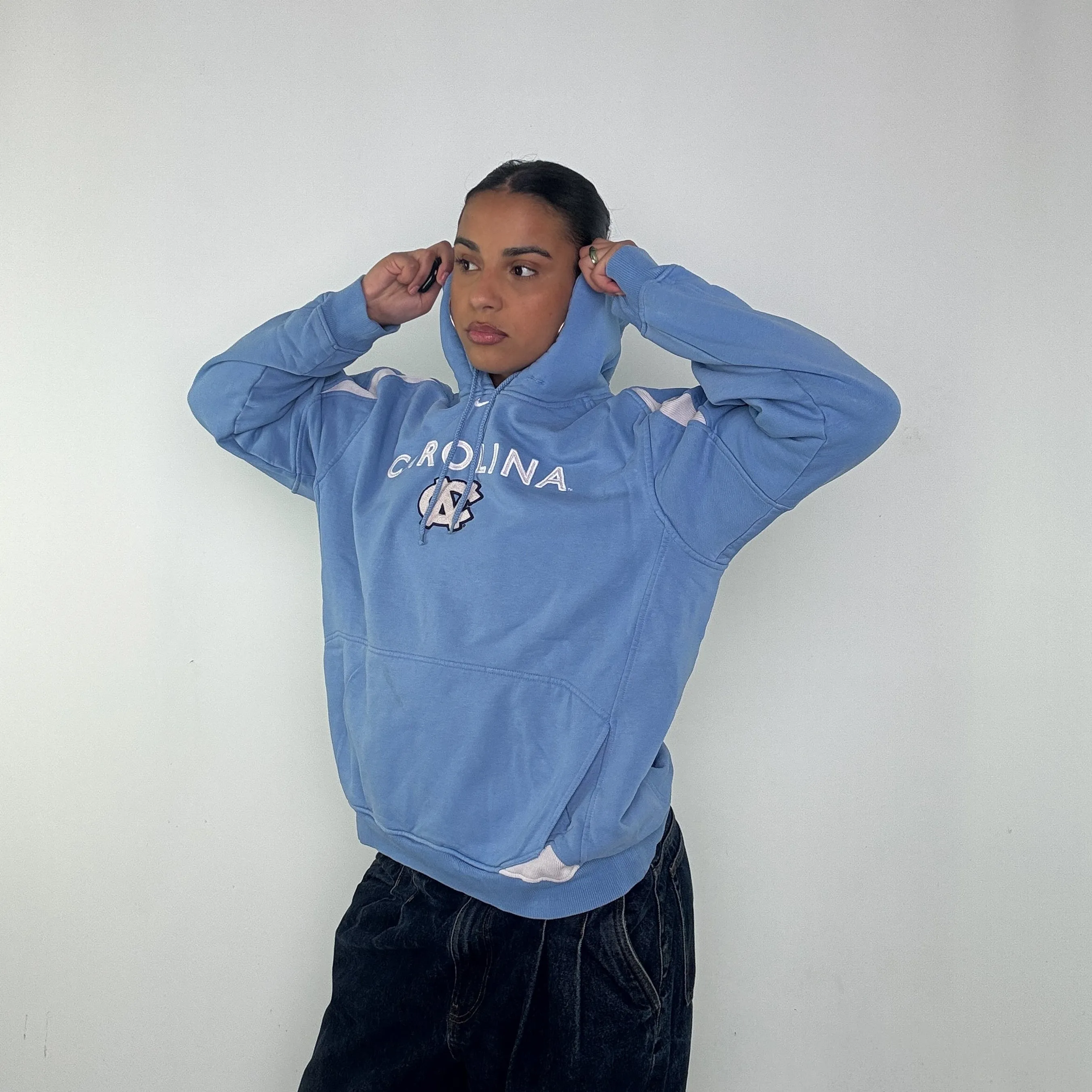 Light Blue y2ks Nike Hoodie (L)