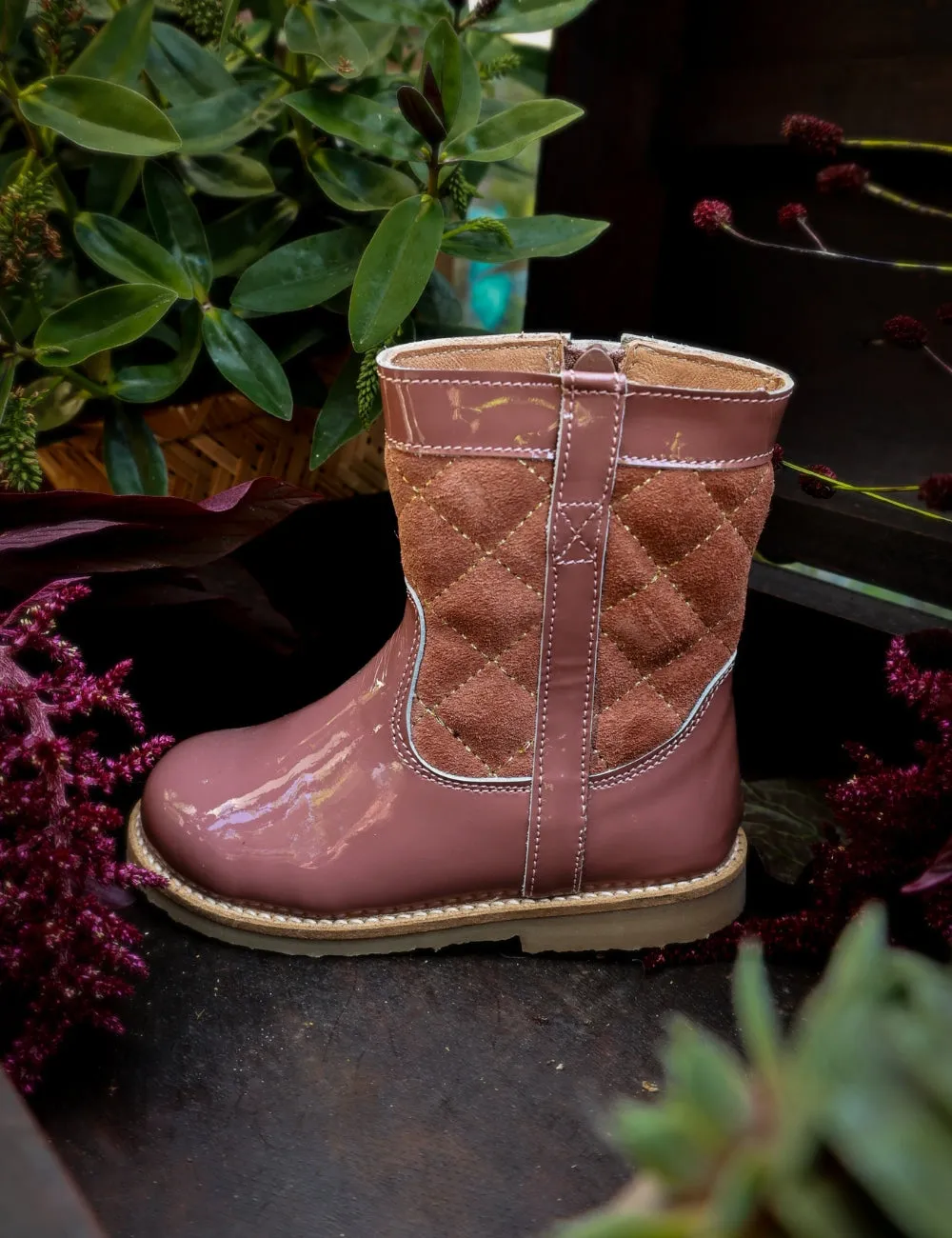 Lorride Boot - Rose Clay Patent