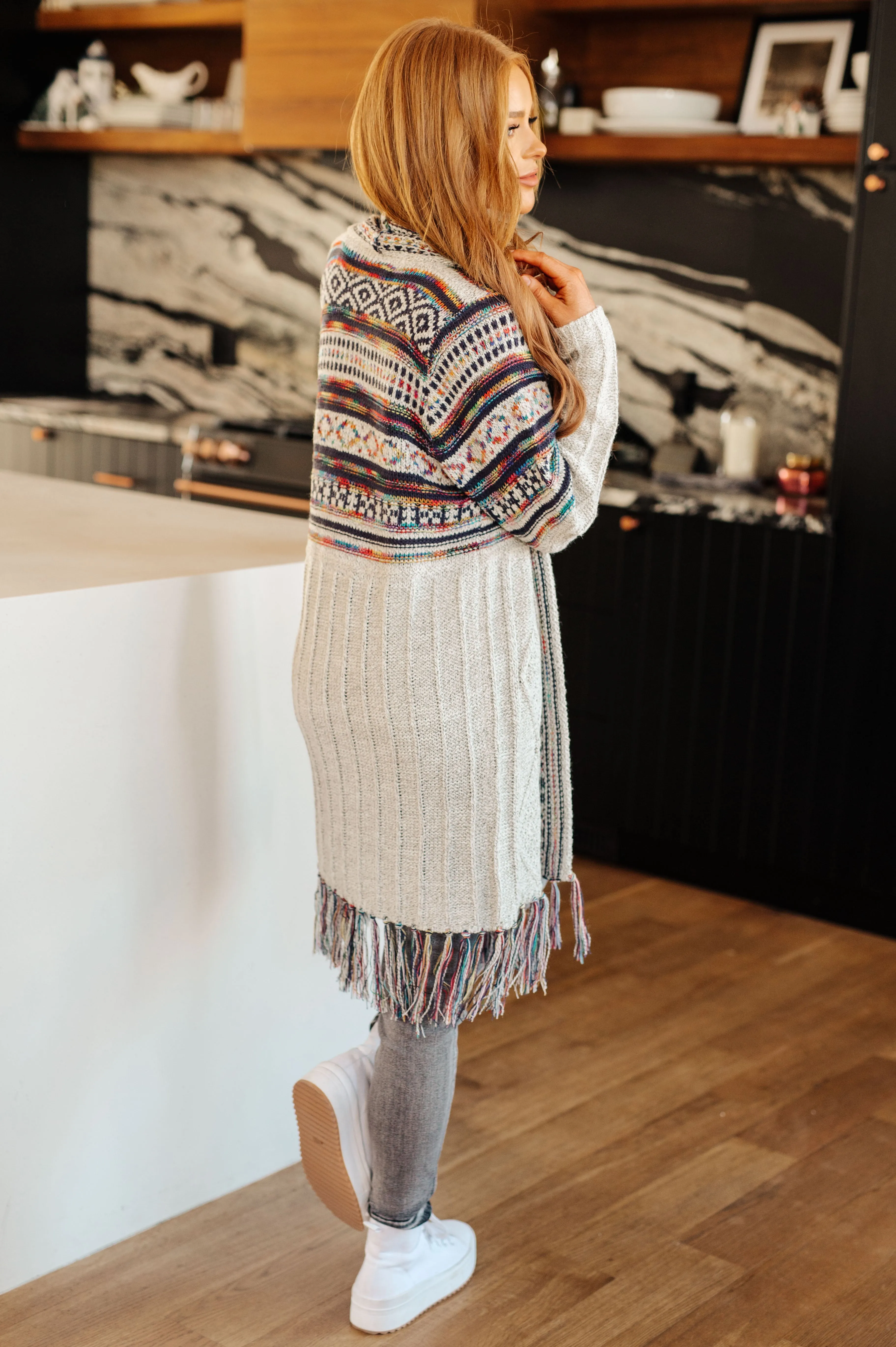 Maya Fringe Cardigan