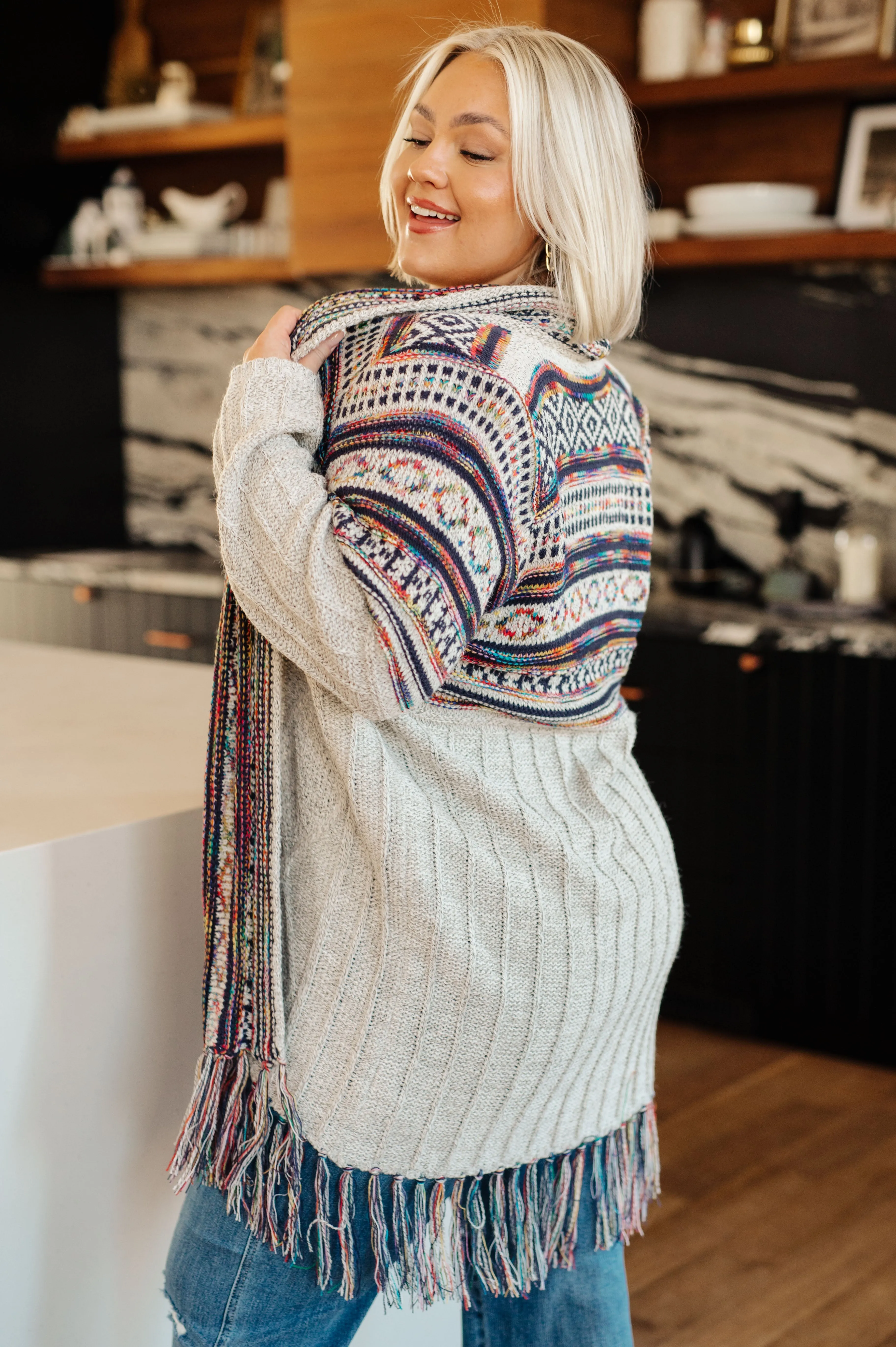 Maya Fringe Cardigan