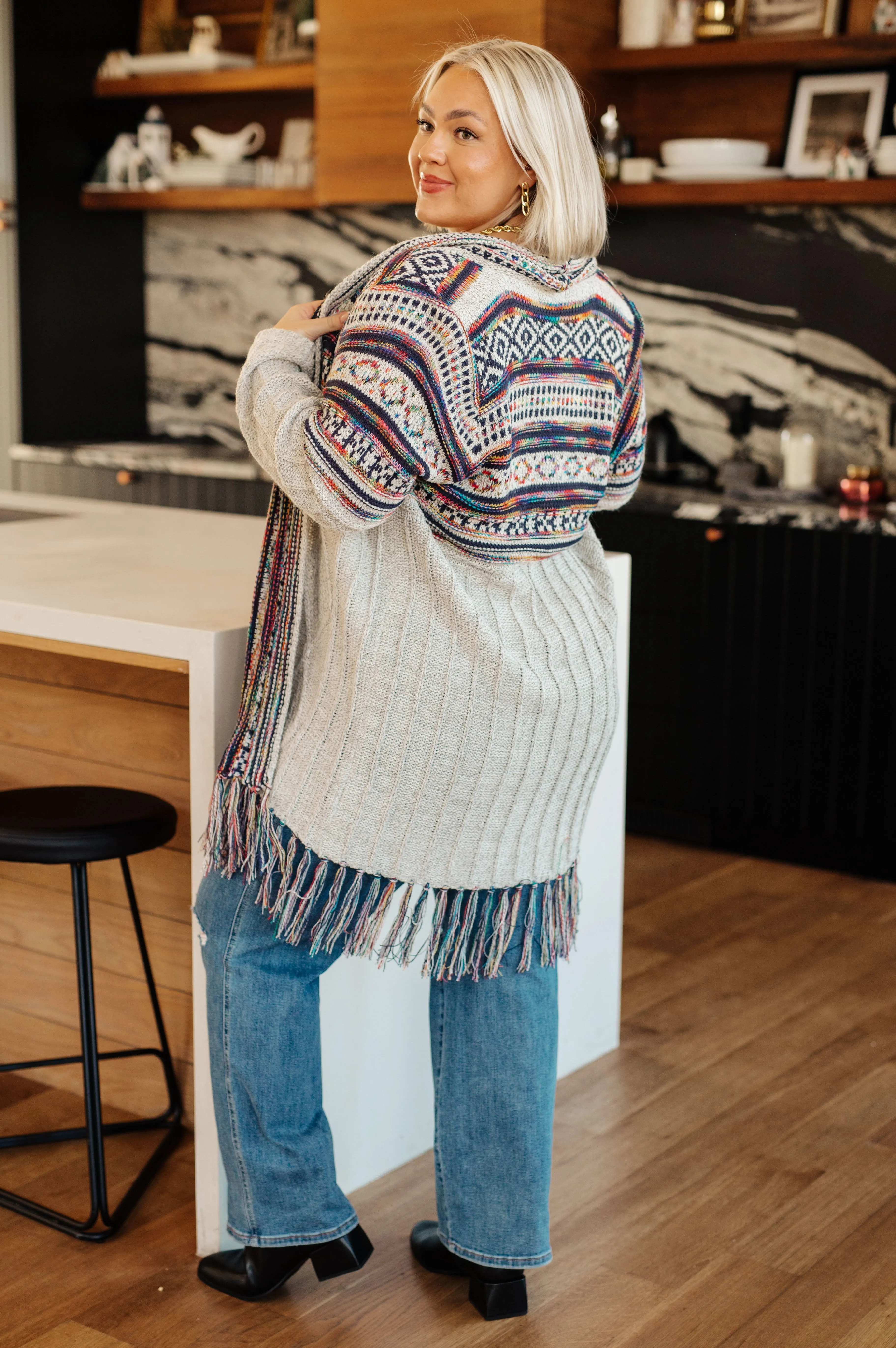 Maya Fringe Cardigan