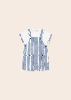 Mayoral Dungaree dress up set for newborn boy - Imperial