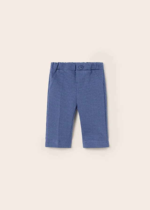 Mayoral Knit long dress pants for newborn boy - Imperial