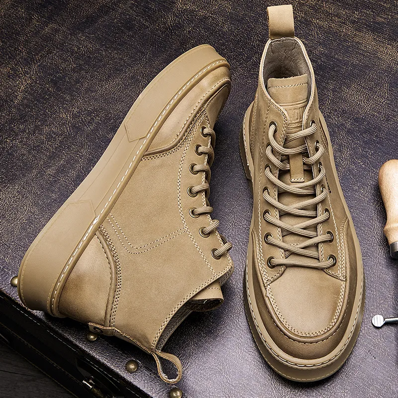 Men Fashion Versatile Boots 