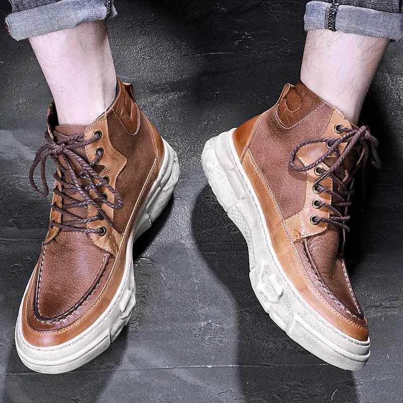 Men Trendy Work Boots 