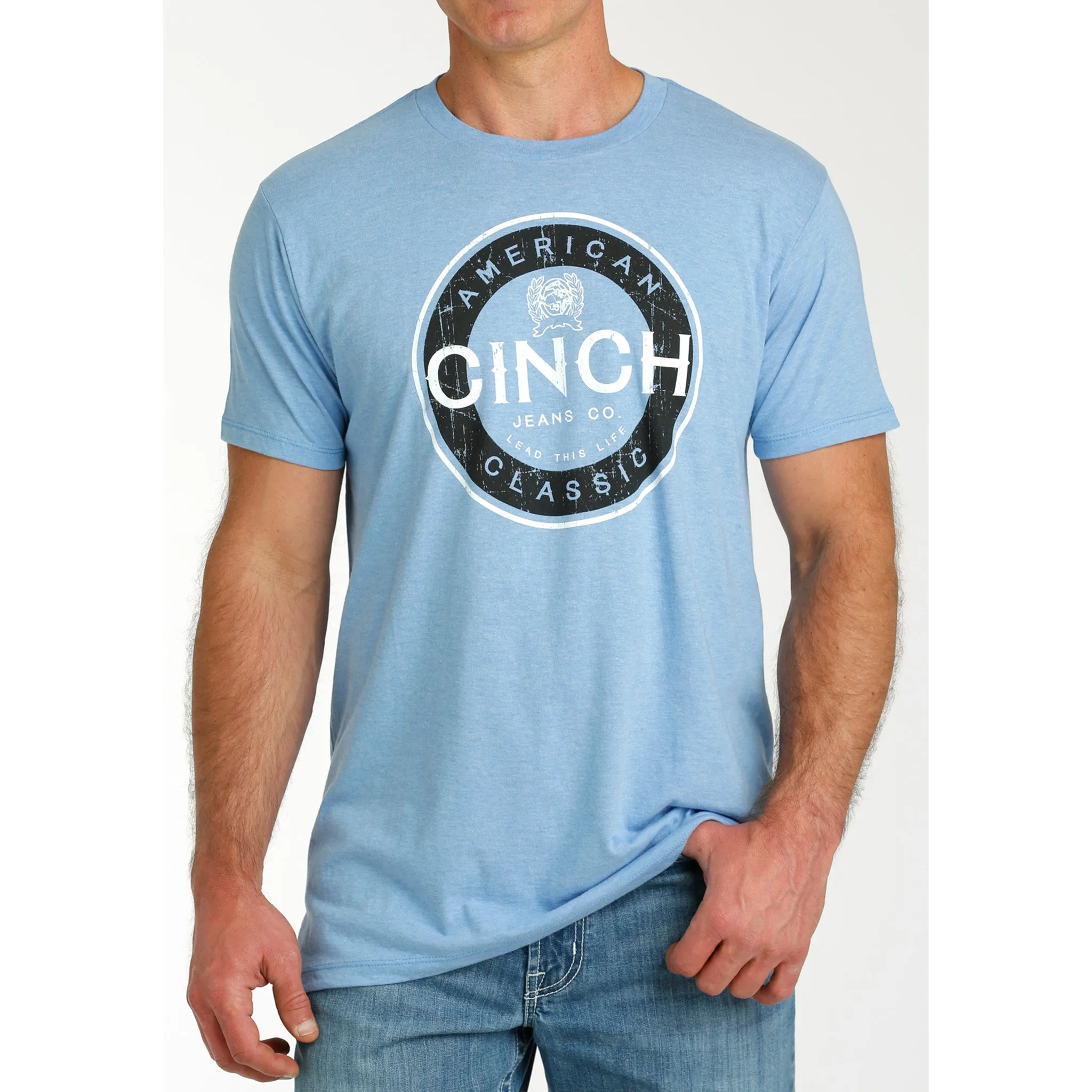 Men's Light Blue Cinch Classic Tee