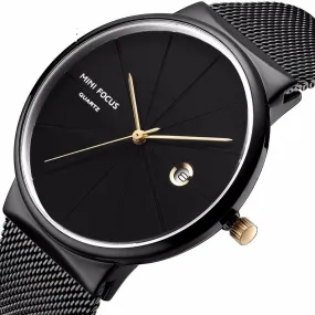 Men's Simple Casual Creative Luxury Steel Fashion Quartz Watches