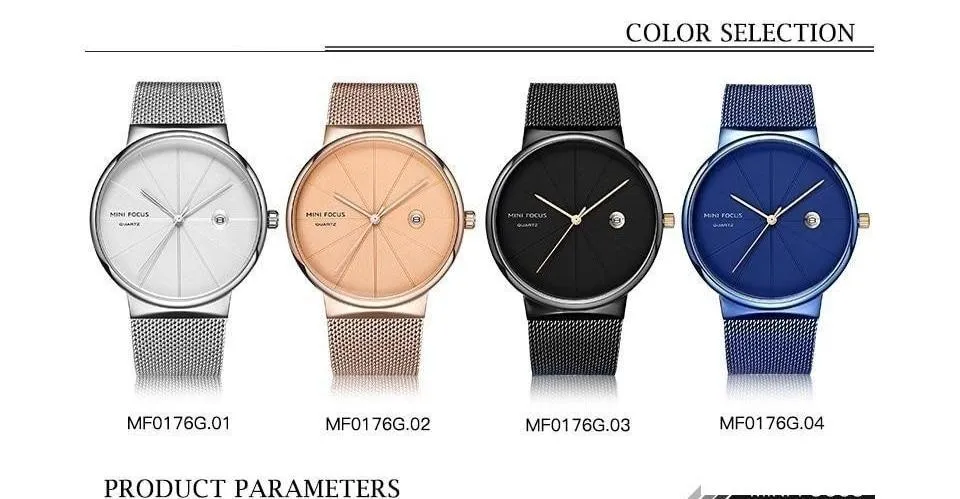 Men's Simple Casual Creative Luxury Steel Fashion Quartz Watches